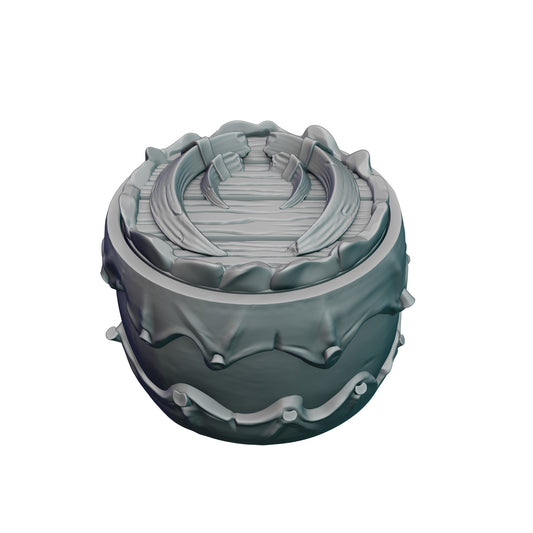 Barbarian Dice Box with Twist-Off Cover