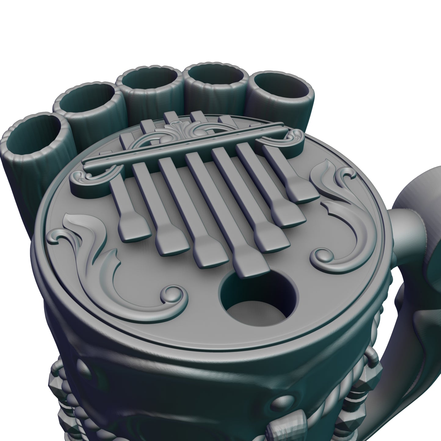 Bard Gaming Mug with Twist-Off Cover: Dual-Purpose Dice and Beverage Can Holder