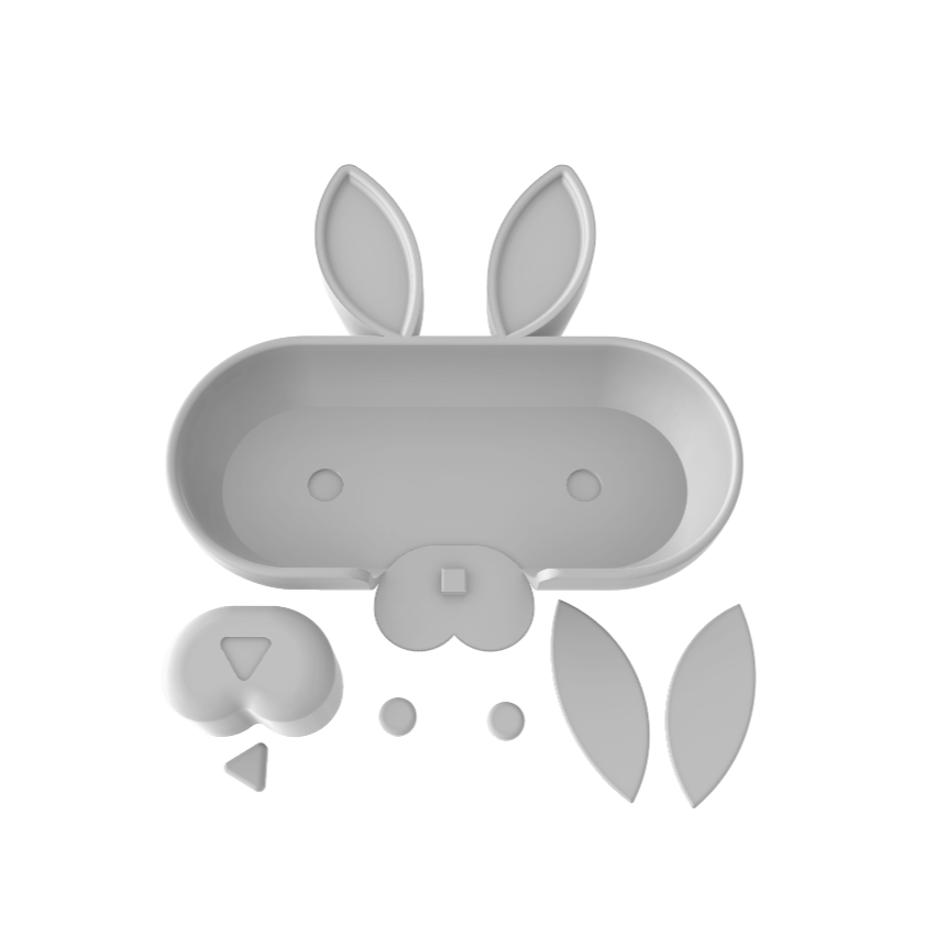 Glasses/Trinket Tray - Bunny