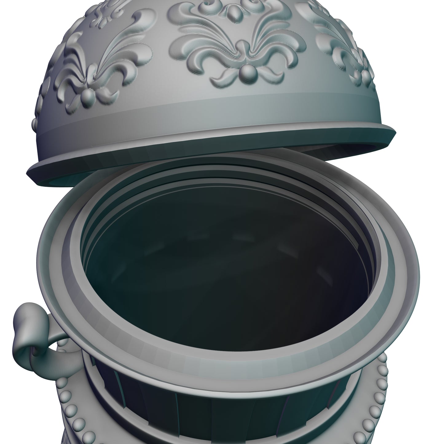 Cleric Gaming Mug with Twist-Off Cover: Dual-Purpose Dice and Beverage Can Holder