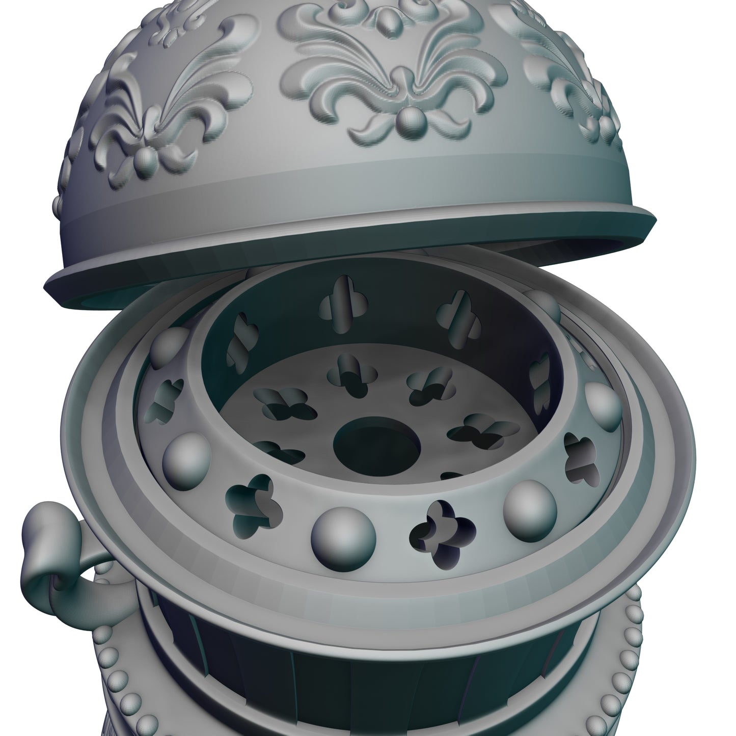 Cleric Gaming Mug with Twist-Off Cover: Dual-Purpose Dice and Beverage Can Holder