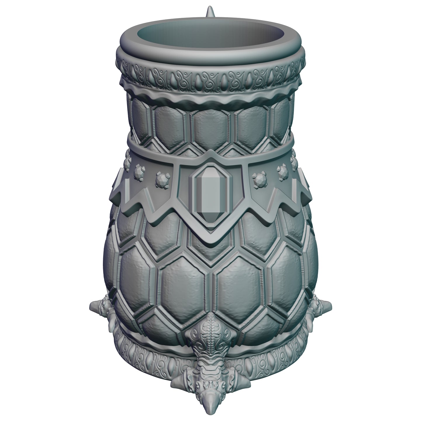 Dragon Blooded Gaming Mug with Twist-Off Cover: Dual-Purpose Dice and Beverage Can Holder