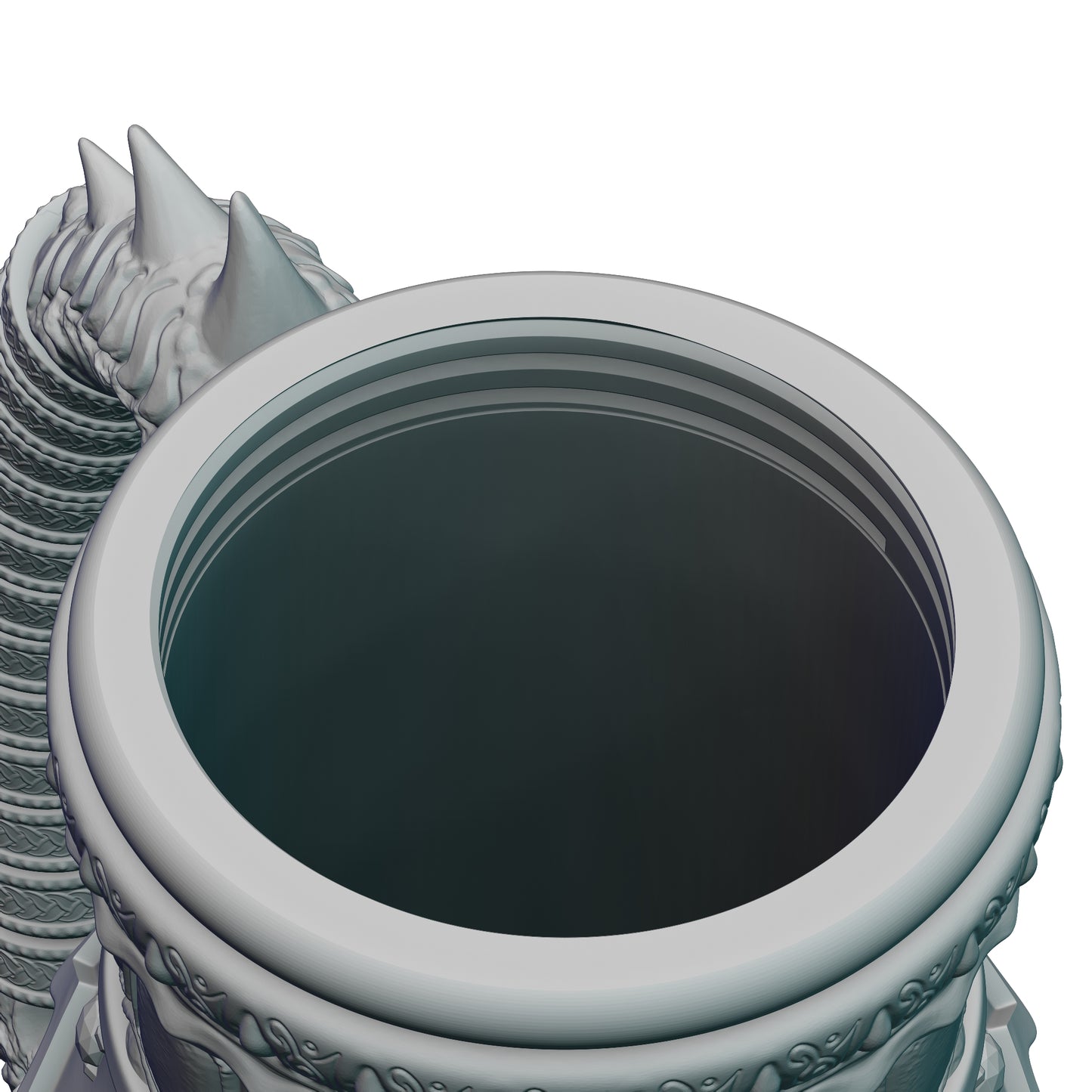 Dragon Blooded Gaming Mug with Twist-Off Cover: Dual-Purpose Dice and Beverage Can Holder