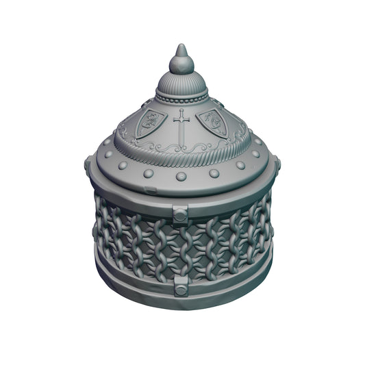 Fighter Dice Box with Twist-Off Cover