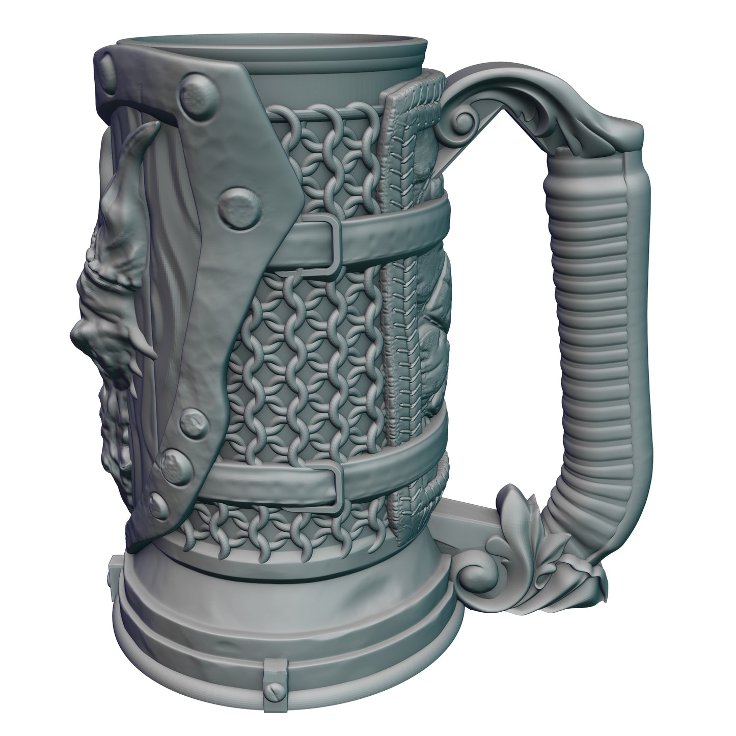 Fighter Gaming Mug with Twist-Off Cover: Dual-Purpose Dice and Beverage Can Holder