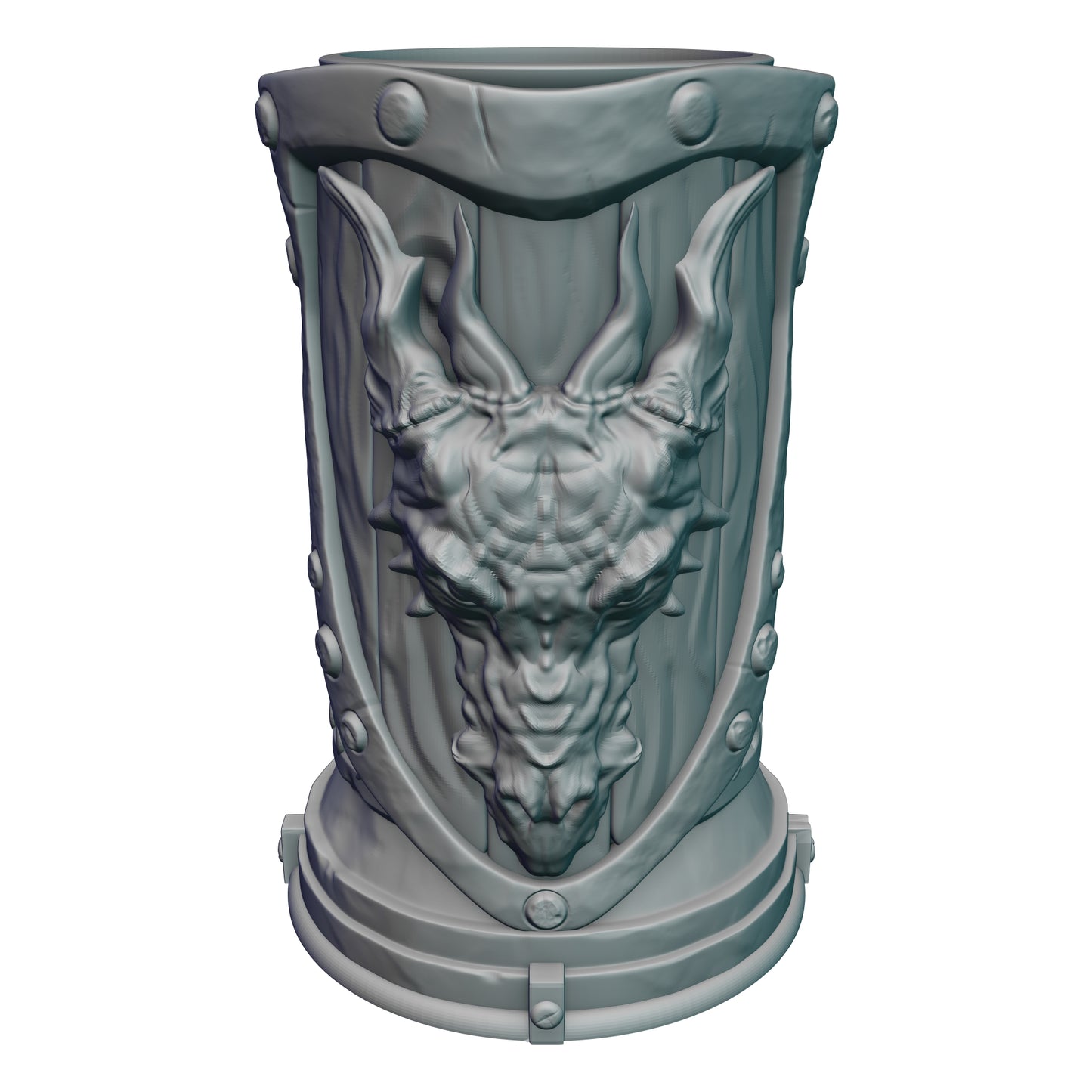 Fighter Gaming Mug with Twist-Off Cover: Dual-Purpose Dice and Beverage Can Holder