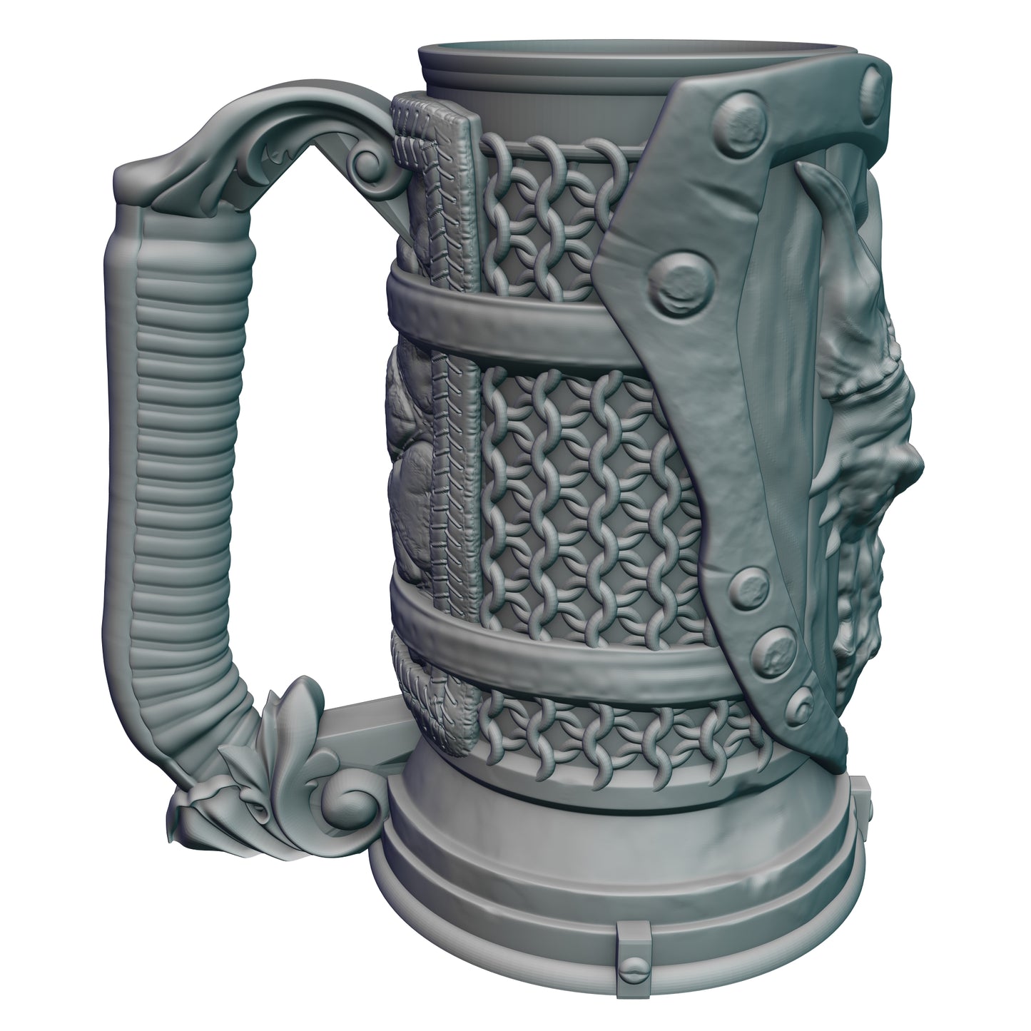 Fighter Gaming Mug with Twist-Off Cover: Dual-Purpose Dice and Beverage Can Holder