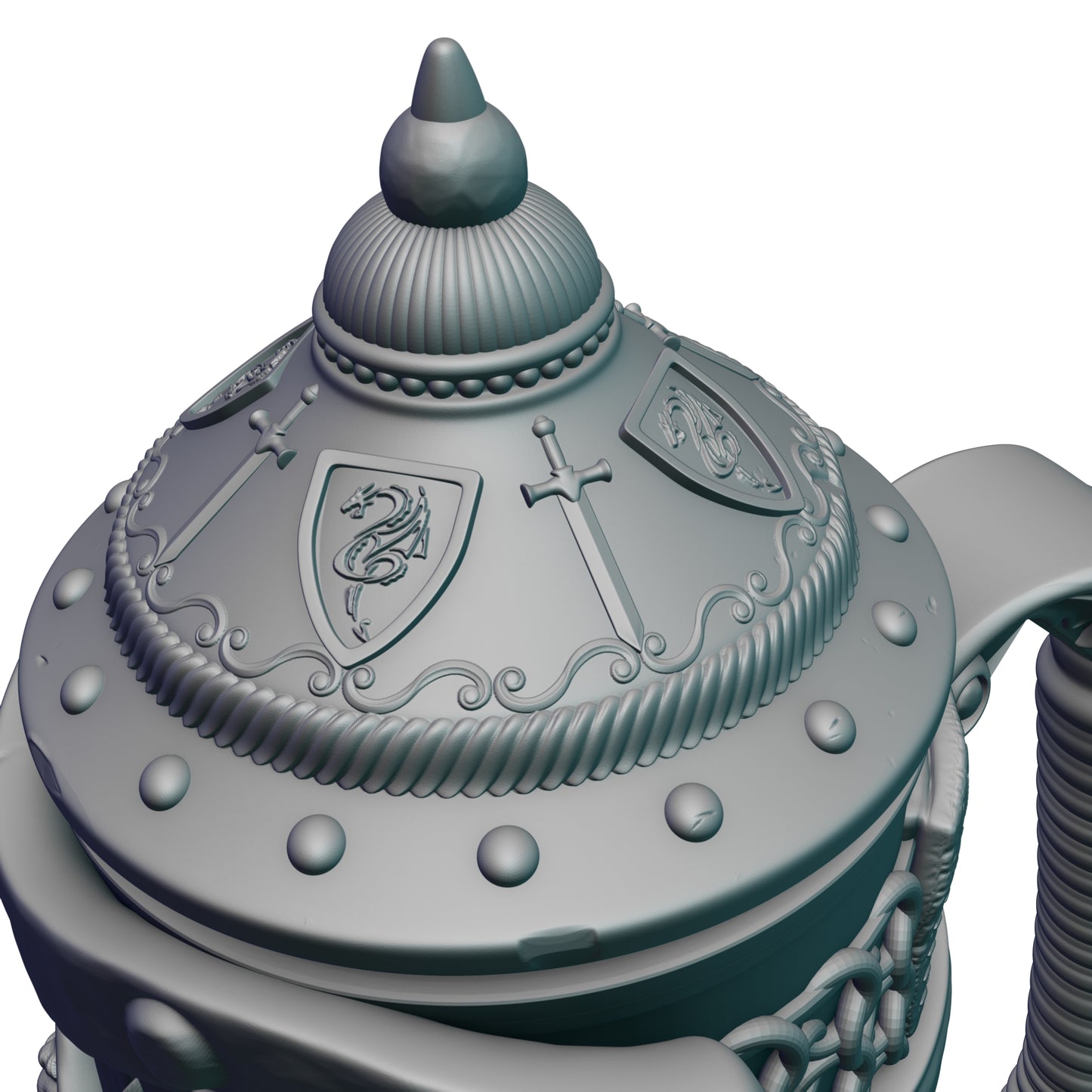 Fighter Gaming Mug with Twist-Off Cover: Dual-Purpose Dice and Beverage Can Holder