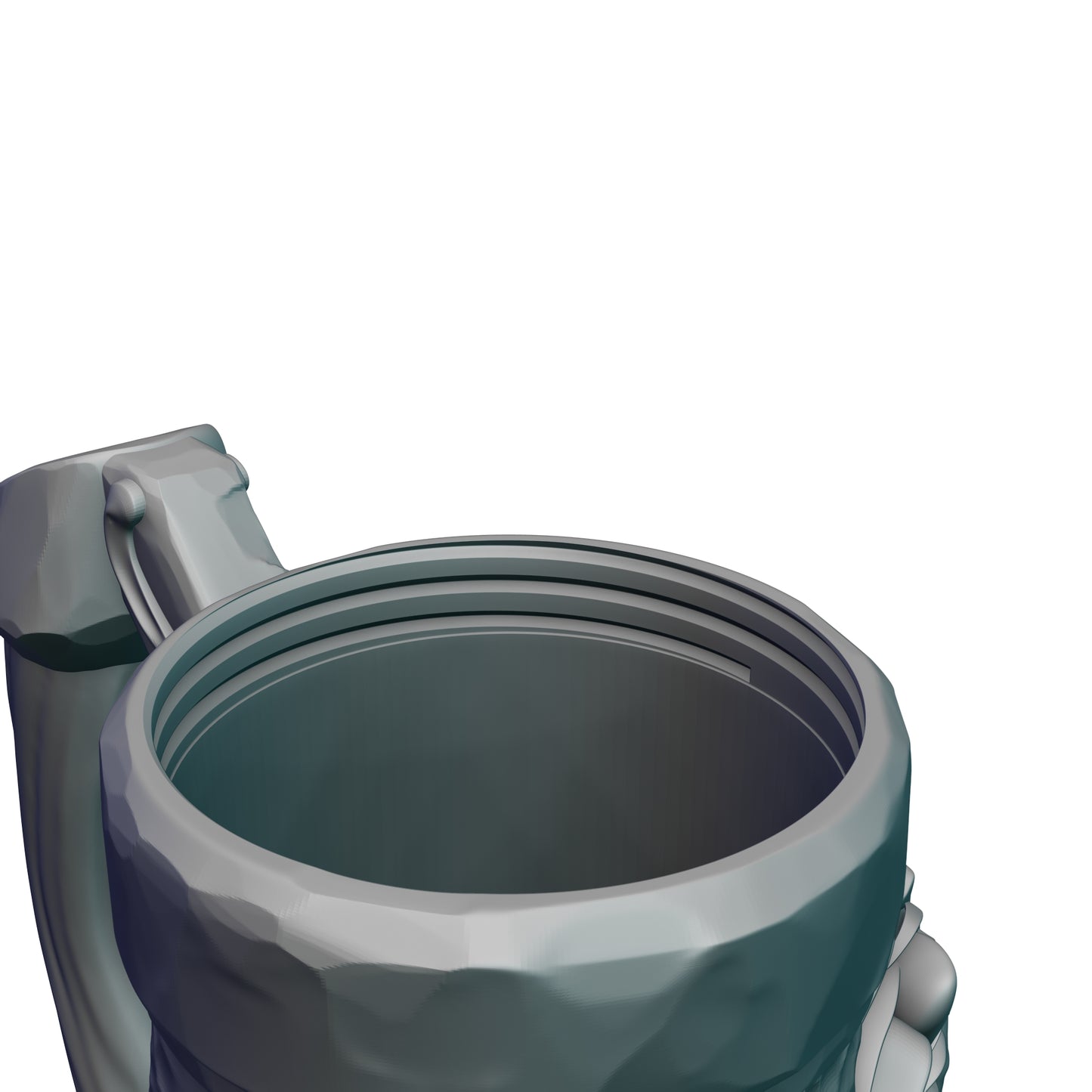 Lion's Brew Gaming Mug with Twist-Off Cover: Dual-Purpose Dice and Beverage Can Holder