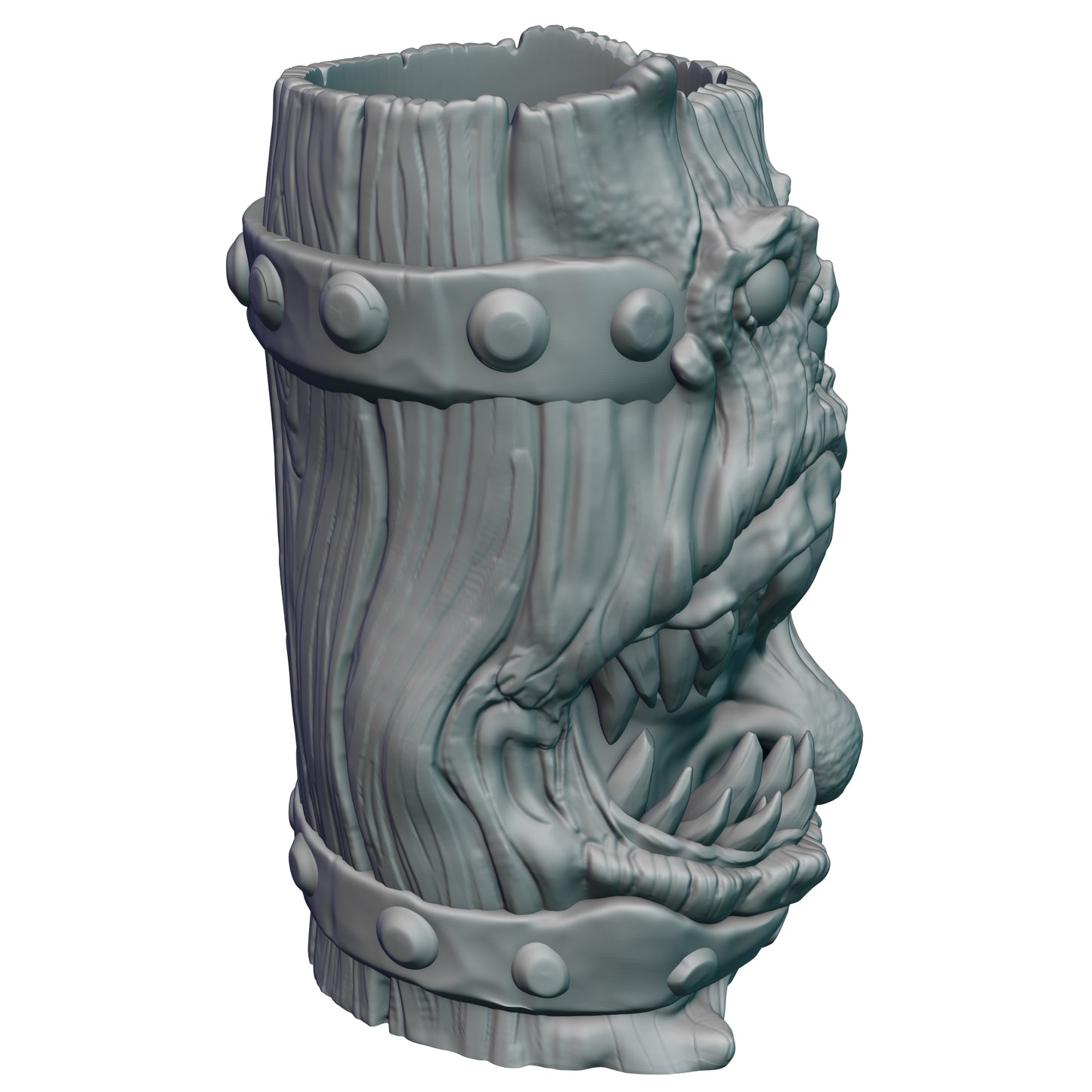 Mimic Gaming Mug with Twist-Off Cover: Dual-Purpose Dice and Beverage Can Holder