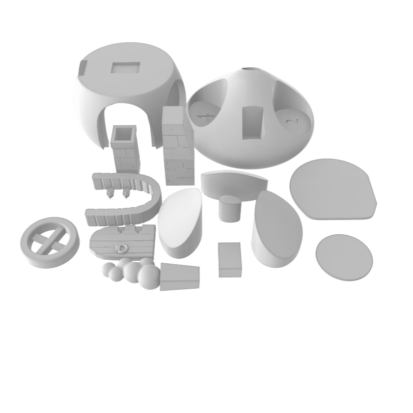 Mushroom Cottage - Build Your Own Fairy House