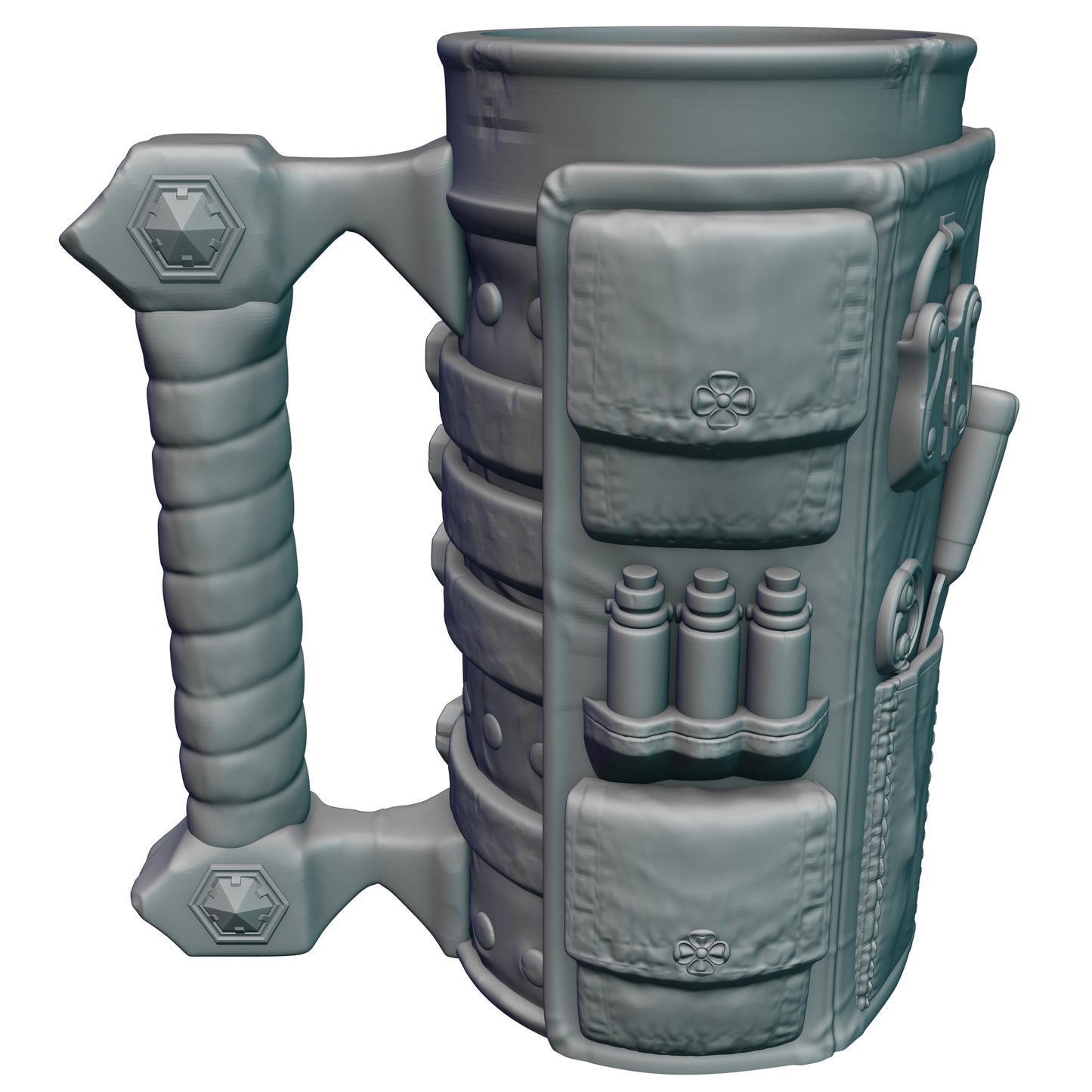 Rogue Gaming Mug with Twist-Off Cover: Dual-Purpose Dice and Beverage Can Holder