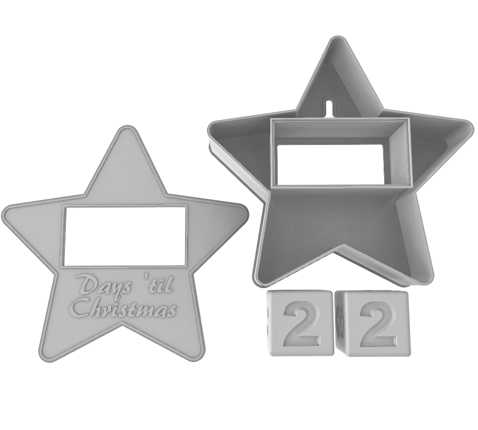 Days Until Christmas - Star