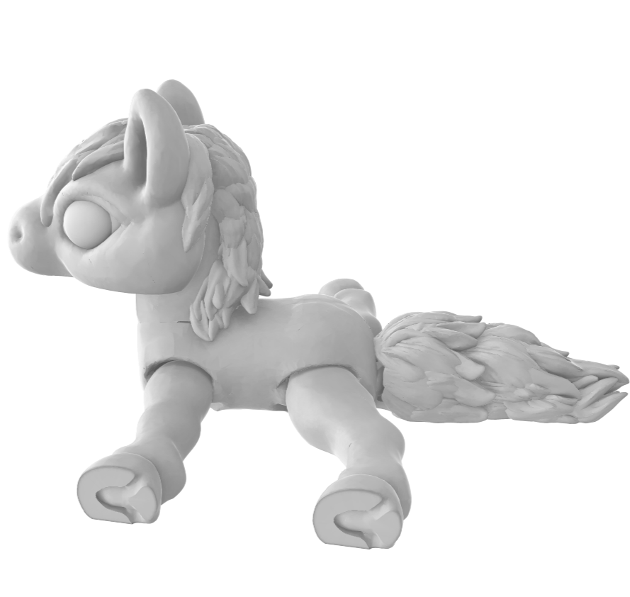 Flexi Cinder Horse