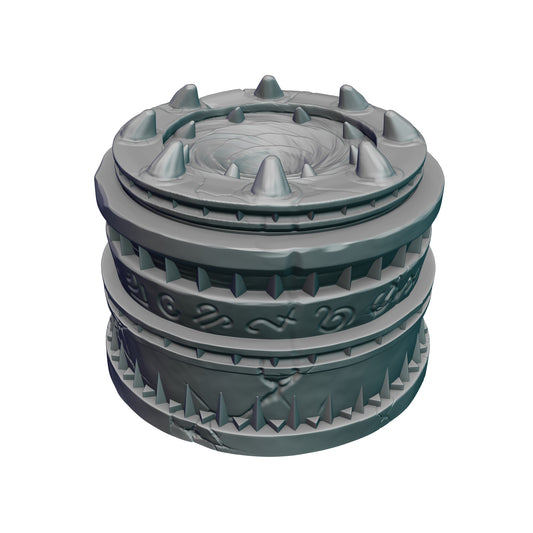 Warlock Dice Box with Twist-Off Cover