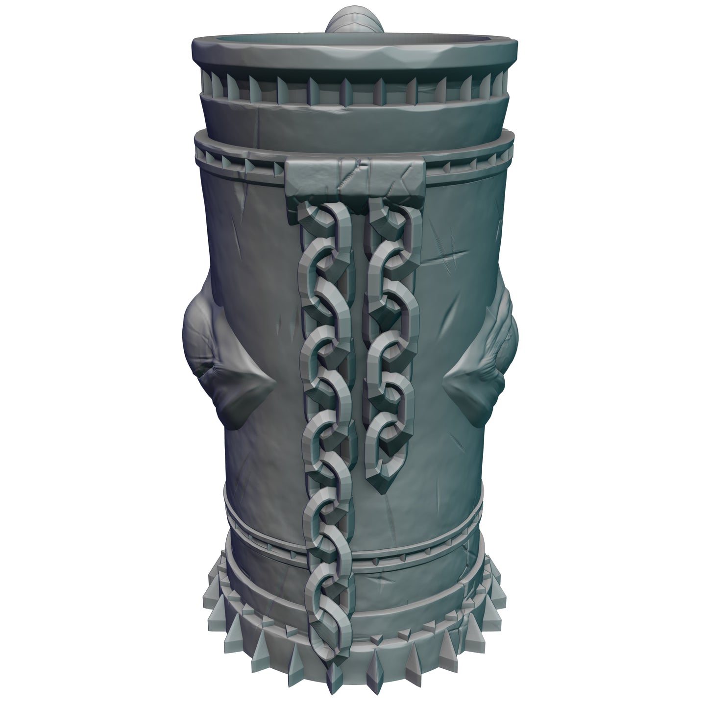 Warlock Gaming Mug with Twist-Off Cover: Dual-Purpose Dice and Beverage Can Holder