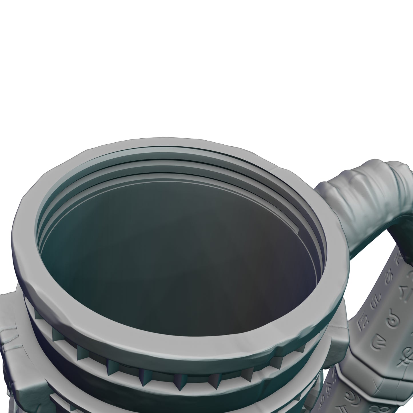 Warlock Gaming Mug with Twist-Off Cover: Dual-Purpose Dice and Beverage Can Holder