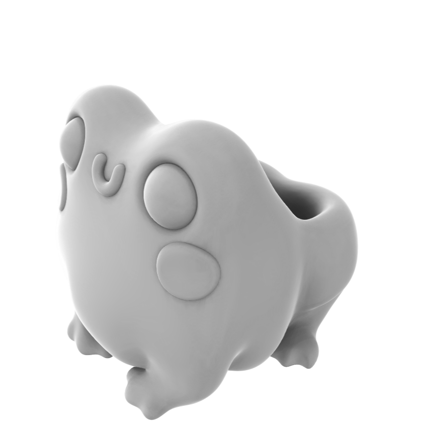 catch pot planter Cheeky Frog Planter – Catch Fire Creations LLC