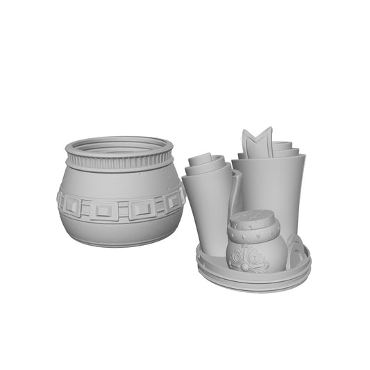 Merchant Dice Box with Twist-Off Cover