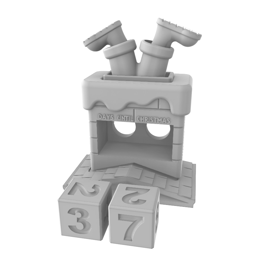 Days Until Christmas - Chimney