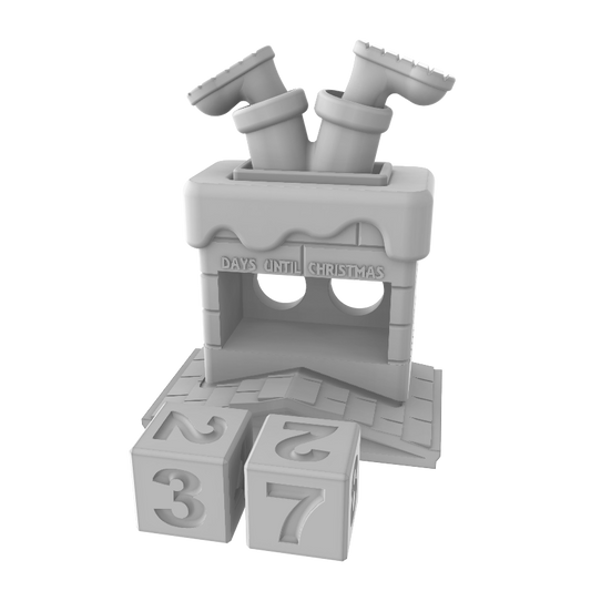 Days Until Christmas - Chimney