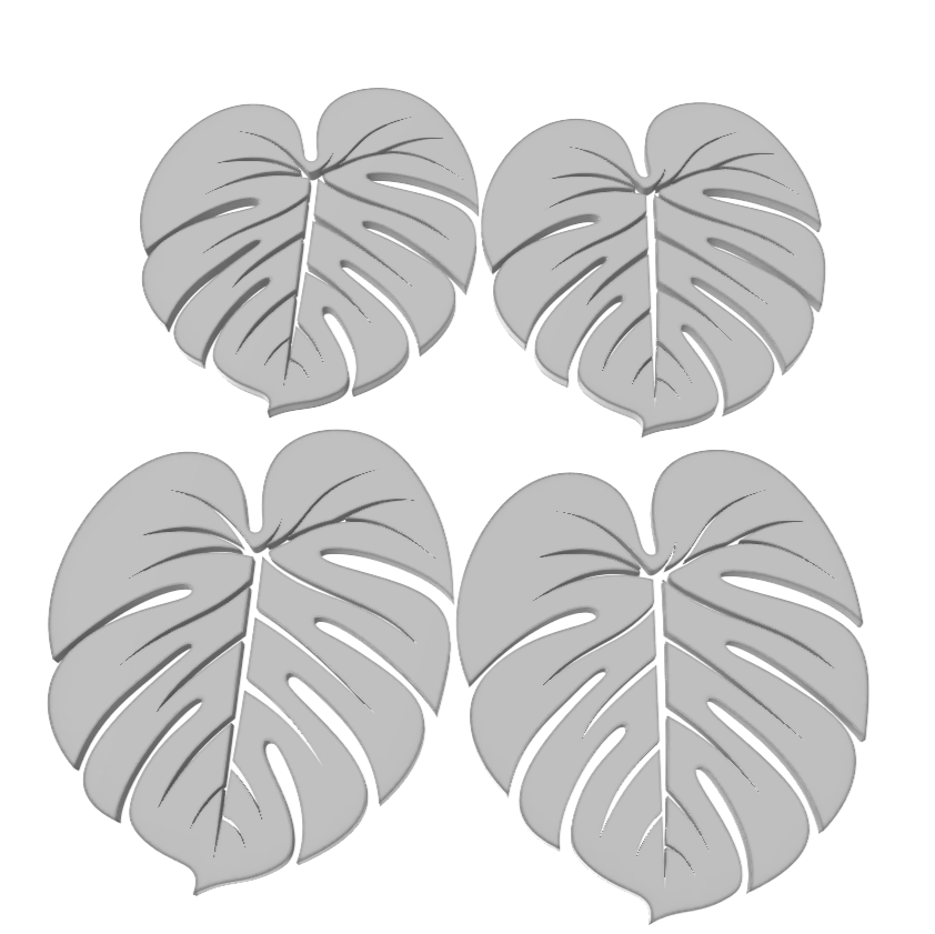 Monstera Coasters