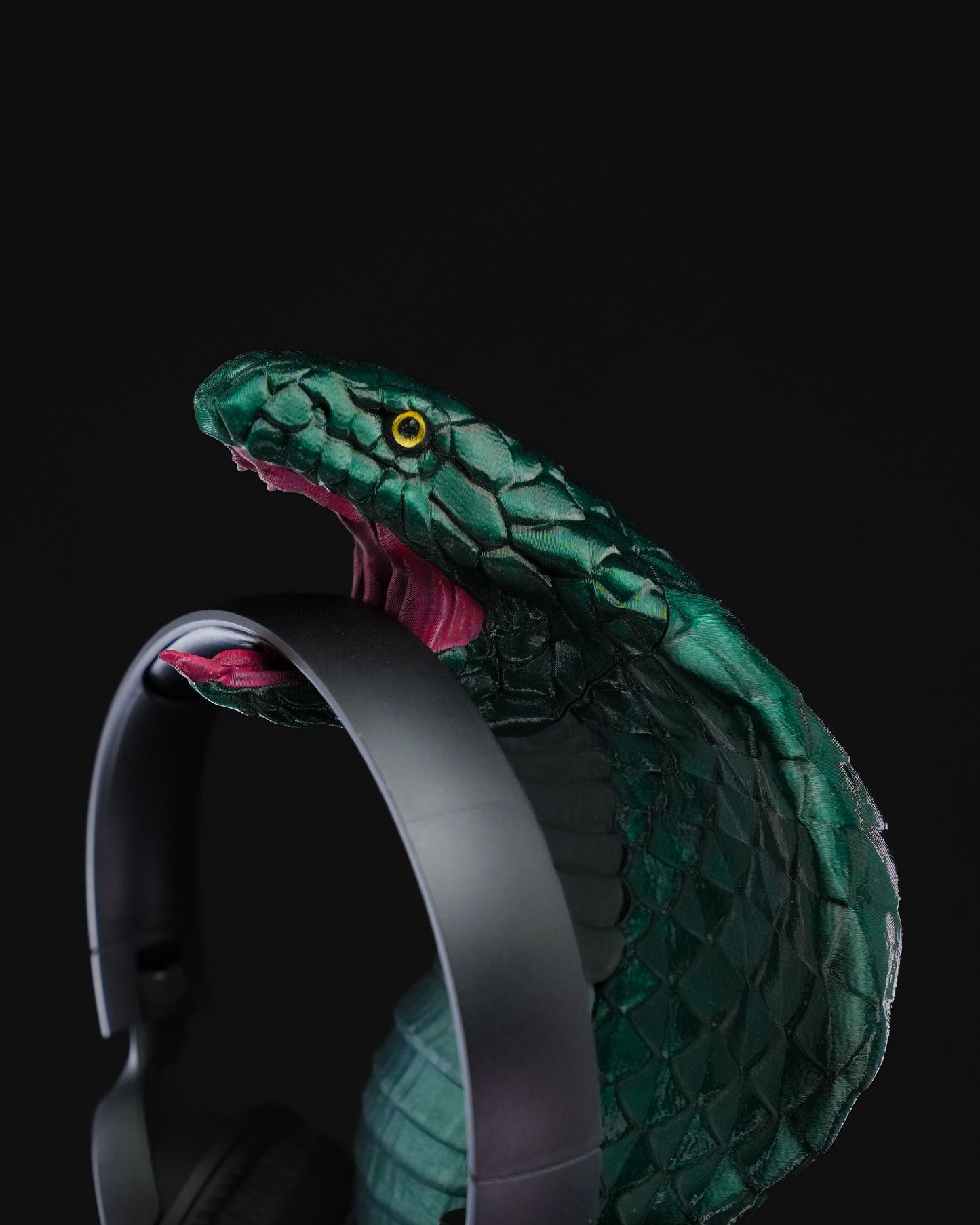 King Cobra Headphone Holder