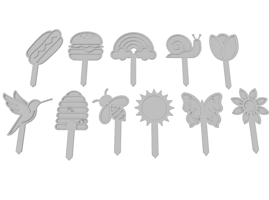 Garden Planter Stakes (In-Store Exclusive) (Multiple Design Options)