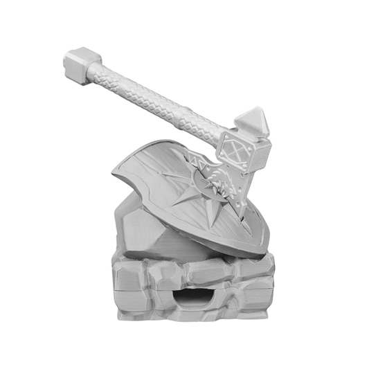 Axe Marks the Spot -Pen & Sticky Notes Holder