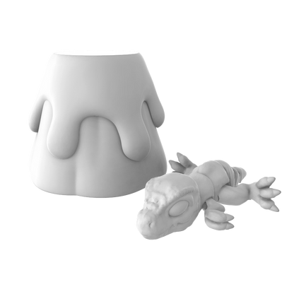 Volcano T-Rex Container
